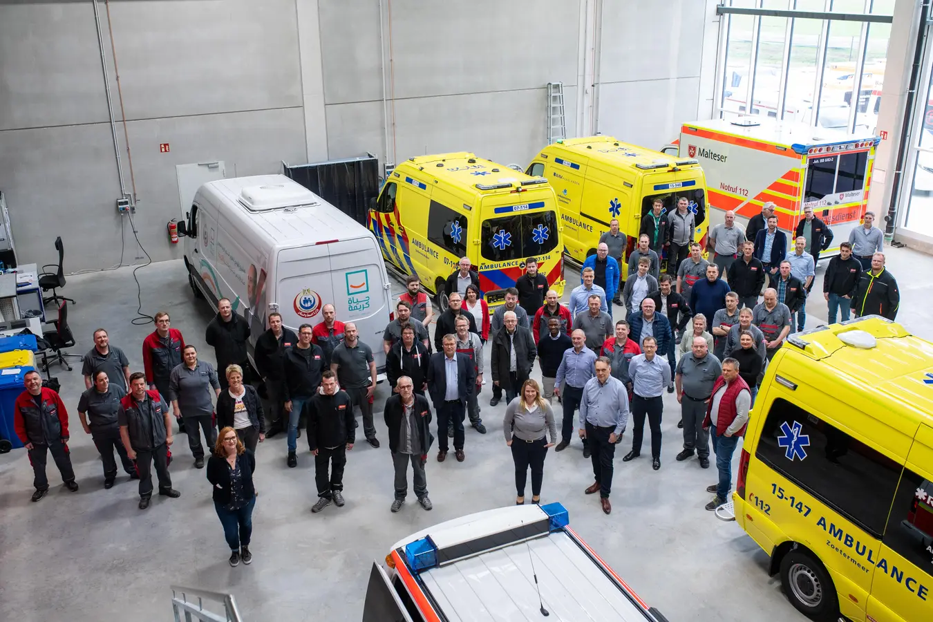 "رائدة إقليميًا في هندسة وتحويل المركبات — نقدم حلولًا طبية وأمنية وصناعية ومصممة حسب الطلب، مخصصة للأداء في المهام الحرجة."